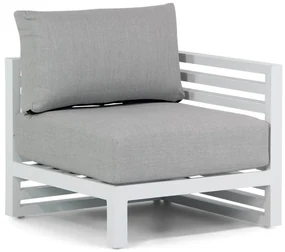 Hoek loungeset 2 personen Aluminium Wit  Santika Furniture Santika Jaya