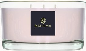 Handgemaakte 3-lonts geurkaars (fluwelige pioenroos & kasjmier)