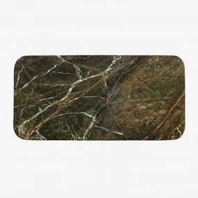 Rechthoekige Serveerplank 40x20 Cm Van Zairex Marmer Groen Marmer Forest - Sklum
