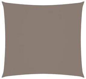 vidaXL Zonnescherm vierkant 4,5x4,5 m oxford stof taupe