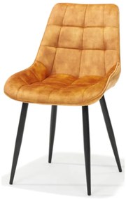 Eetkamerstoel - Loena - stof Adore Goud