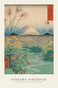 Kunstdruk Ōtsuki Plain in Kai Province (Japanese Spring Landscape) - Utagawa Hiroshige, (26.7 x 40 cm)
