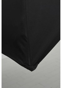 Garden Impressions Hawaii Lumen LED zweefparasol 300x300 -donker grijs - zwart