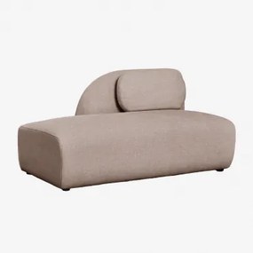 Linker Divanmodule Voor Modulaire Bank In Chenille Coquette Chenille Bruin Wheat - Sklum