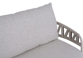 Stoel en Bank Loungeset 5 personen Rope Taupe  4 Seasons Outdoor Calma