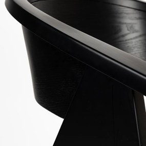 Zuiver Ndsm Design Eetkamerstoel Zwart Hout