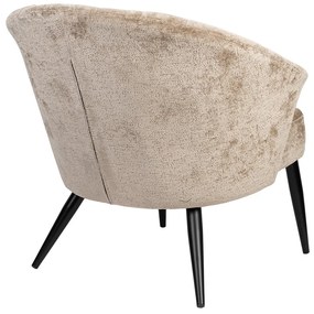 Dutchbone Georgia Fauteuil Beige Velvet