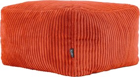 Theo Corduroy Poef - Terracotta