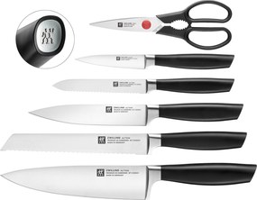ZWILLING All * Star 7-delig, Messenblok, Zilver, Anthraciet - All * Star - ZWILLING