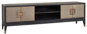 Richmond Interiors Bloomville Design Tv-meubel Leer - 185x40x55cm.