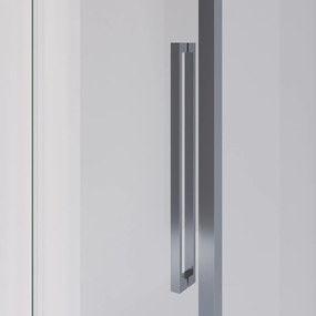 Brauer Season douchecabine met schuifdeur 120x80cm RVS