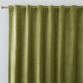 Verduisteringsgordijn, van fluweel, met verborgen bevestigingslussen, Velvet