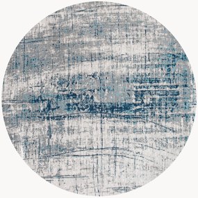 Wasbaar rond jacquard indoor & outdoor vloerkleed Griff