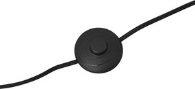 Vloerlamp grijs met beige kap en witte binnenkant 45cm - Classico