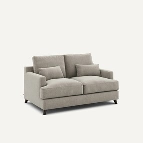 2-zits compacte bank in chenille fluweel, Alwine