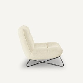 Fauteuil in bouclé stof, Helma