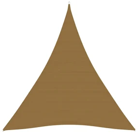 vidaXL Zonnezeil 160 g/m² 4x5x5 m HDPE taupe