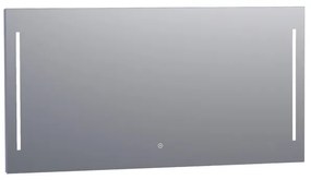 BRAUER spiegel Deline - 140x70cm - verlichting - aluminium 3896s