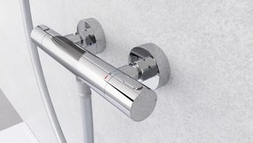 Schutte Los angeles thermostatische douchekraan chroom