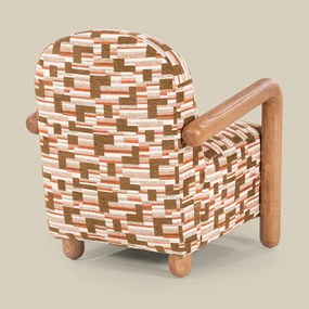 Fauteuil Met Hout Print