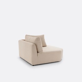 Moduleerbare hoekbank ribfluweel, Monica
