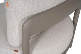 Stoel en Bank Loungeset 5 personen Aluminium Taupe  Santika Furniture Santika