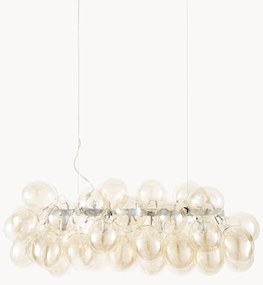 Mondgeblazen LED-hanglamp Gross Bar
