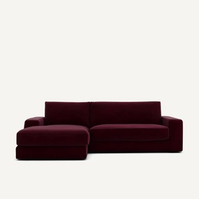 Hoekbank in fluweel, Skander