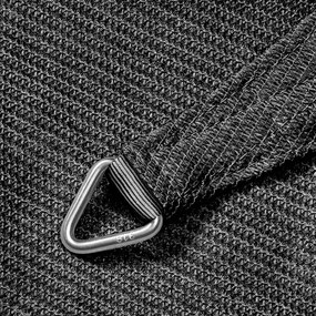 Platinum Coolfit schaduwdoek rechthoek 3,0 x 5,0 x 3,0 x 5,0m - Antraciet