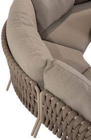 4 Seasons Outdoor Comino hoek loungebank latte SALE LoungebankLoungeset   beige weerbestendig