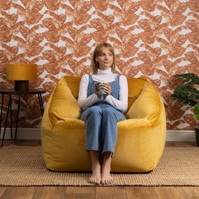 Natalia Velvet Armchair Bean Bag