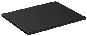 Comad Adele Black FSC wastafel toppaneel 60cm zwart mat