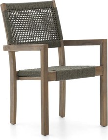 + 10% kassakorting | Dining tuinstoel | ROUGH  Batang | Rope (touw) | Grijs | Stapelbaar | Kees Smit Tuinmeubelen