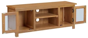vidaXL Tv-meubel 110x35x44 cm massief eikenhout