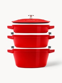 Kookpotten La Cocotte uit gietijzer, set van 3