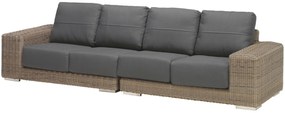 4 Seasons Outdoor Kingston 4-zitsbank  Loungebank    antraciet weerbestendig