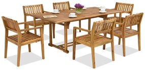 Tuinmeubelen van hout Birma/Timor 6 Garden Point
