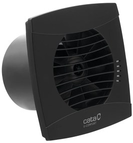 Cata UC-10 TH badkamer ventilator met timer en vochtigheidssensor 8W Ø100mm zwart mat