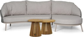 Loungeset tuin 5 personen Rope Zand/Beige  Santika Furniture Santika