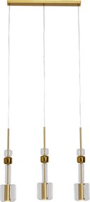 Hanglamp Goud En Glas 73 Cm
