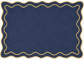 Placemat Beja met geborduurde rand