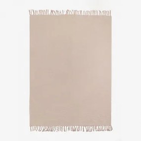 Katoenen Chiffon Geruite Deken (185x125 Cm) Eloi Licht Make Up - Sklum
