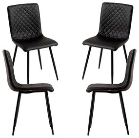 4 Pak Rom Kunstlederen Stoelen