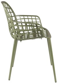 Zuiver Albert Kuip Garden Aluminium Tuinstoel Groen