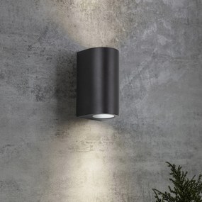Big Noa Up en Down Muurlamp Zwart