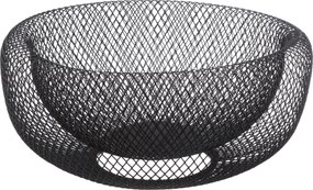 Zwarte Metalen Fruitmand - 27 cm