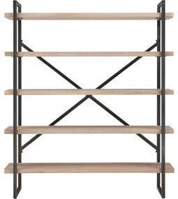 Goossens Wandmeubel Blake, Met 5 legplanken, 120 cm breed