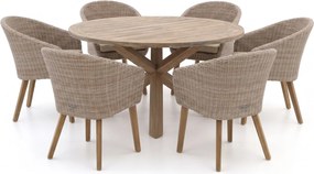 Diningset Intenso | 6 personen | Tuinset teakhout | 7-delig | Kees Smit Tuinmeubelen