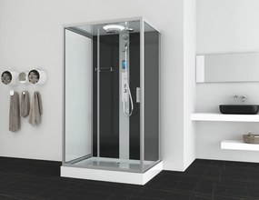 Badstuber Boston complete douchecabine 120x90x215cm chroom