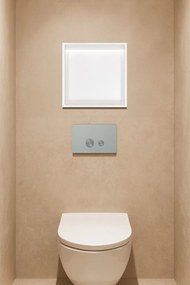 Hotbath &More inbouwnis met verlichting 30x30x10cm wit mat